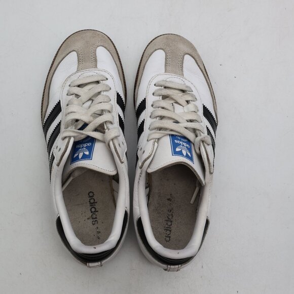 Adidas Samba OG Women's Size 6 Cloud White/Core Black Sneakers IG9030 - Picture 7 of 11